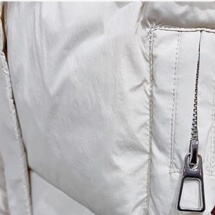 Womens Puffer Jacket with Hood Quilted Fit