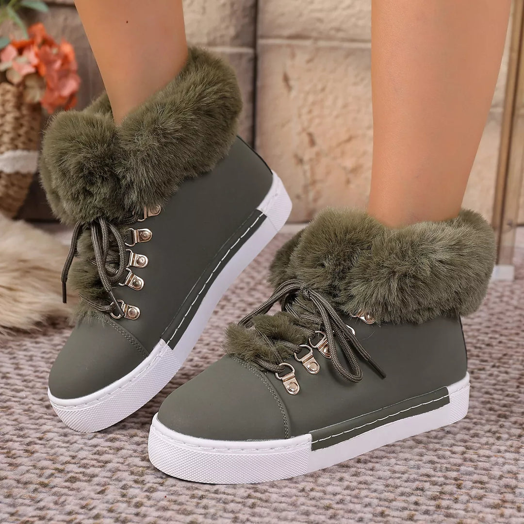 Womens Ankle Boots Tall Block Heel