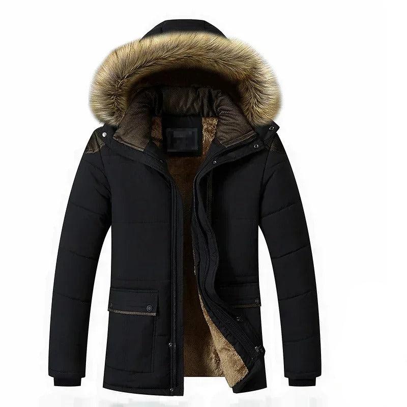 Unisex Padded Parka Jacket Warm Insulated Fit