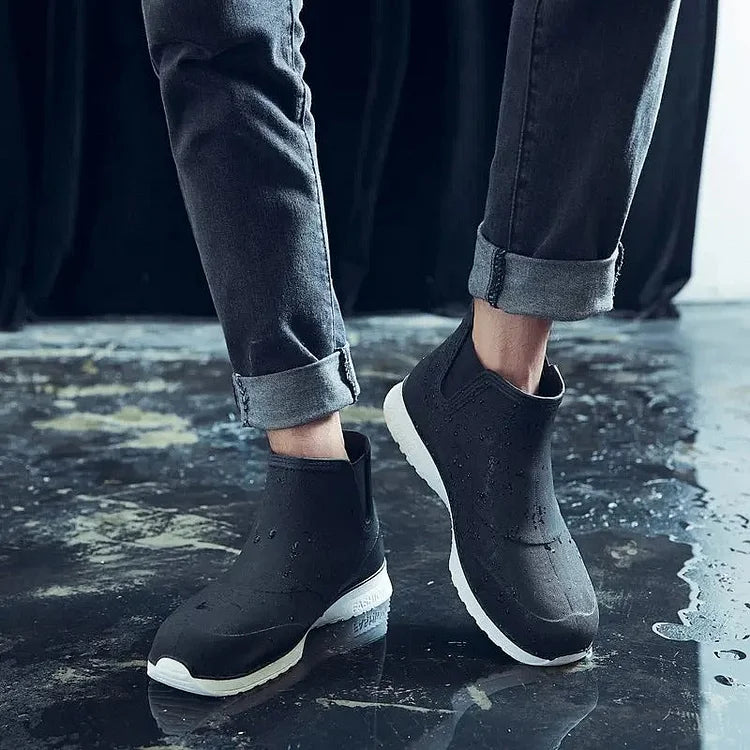 Unisex Waterproof Ankle Boots Slip-On - BritishMode