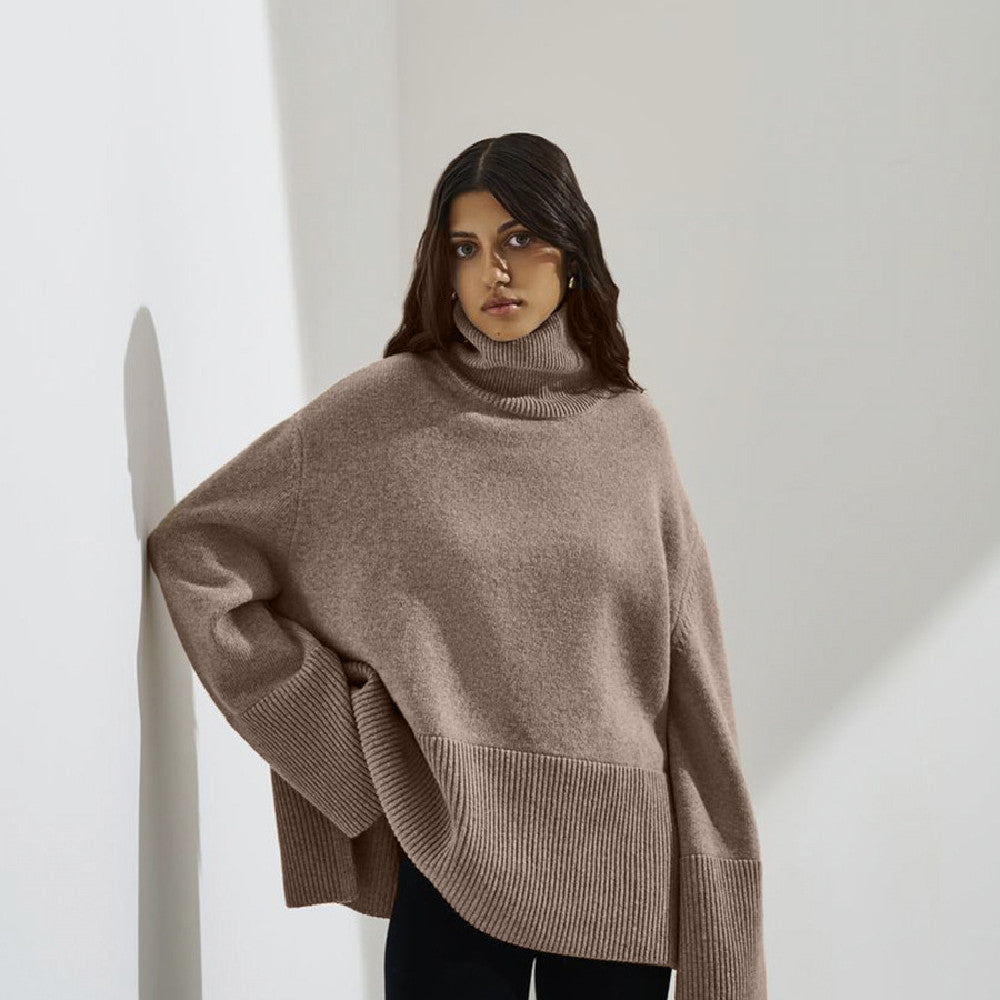 Womens Cashmere Knit Sweater Soft Fit