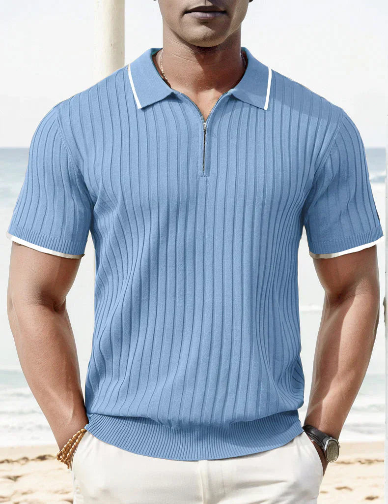 Mens Casual Polo Shirt Comfortable Versatile Fit