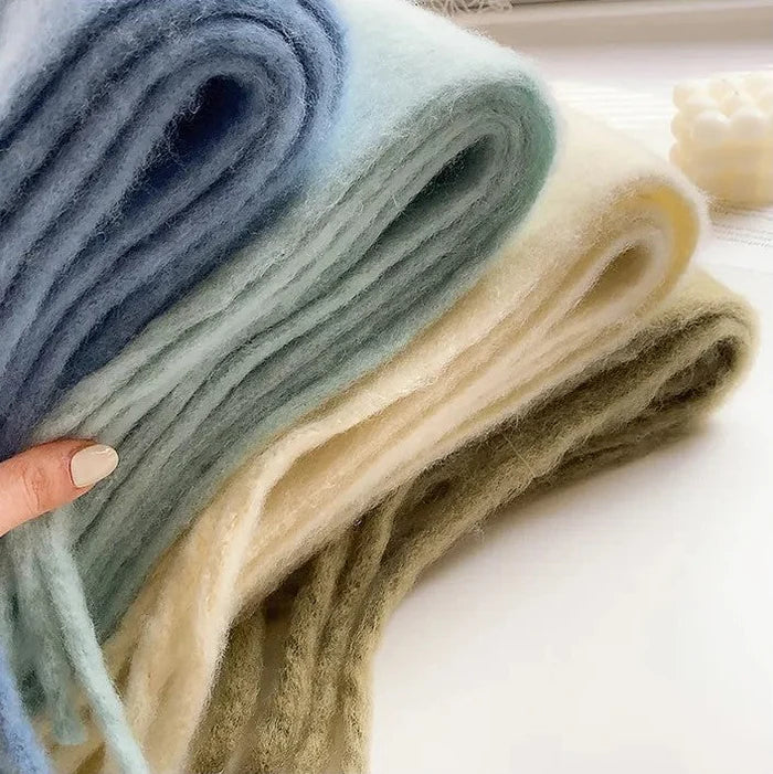 Womens Cashmere Scarf Soft Warm Winter Wrap