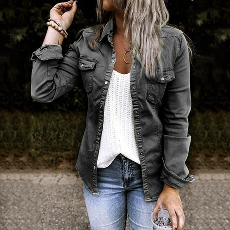 Womens Denim Jacket Classic Fit