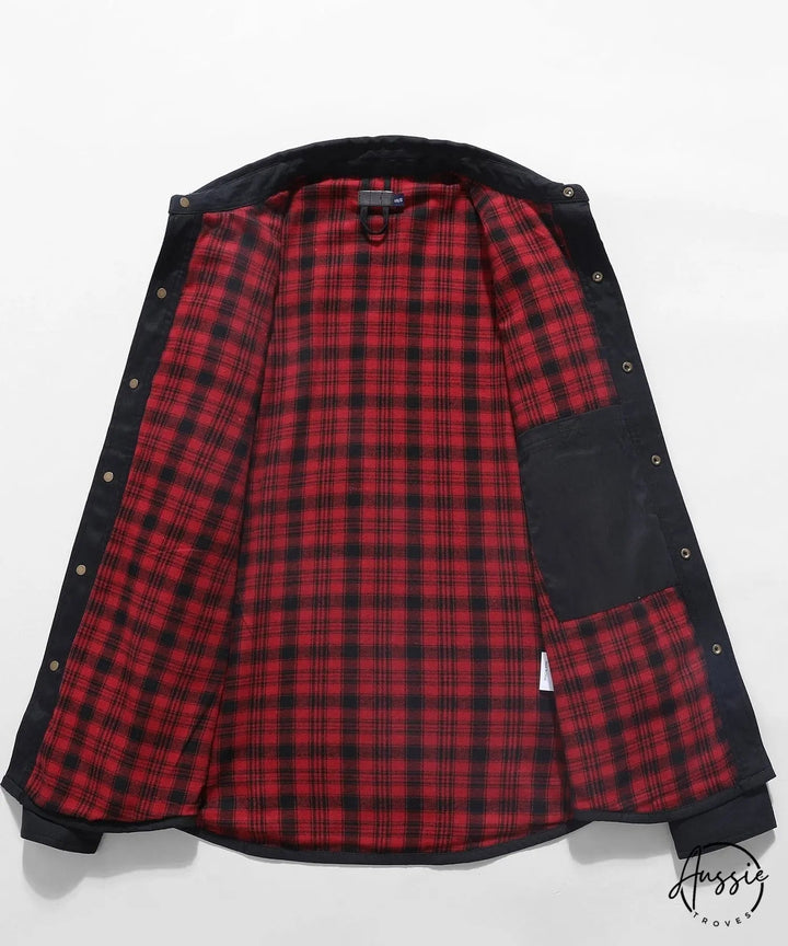 Mens Rover Jacket with Flannel Lining