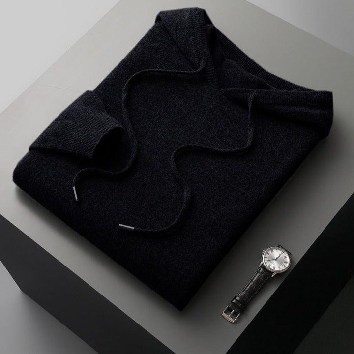 Mens Pullover Hoodie Cotton Adjustable Fit