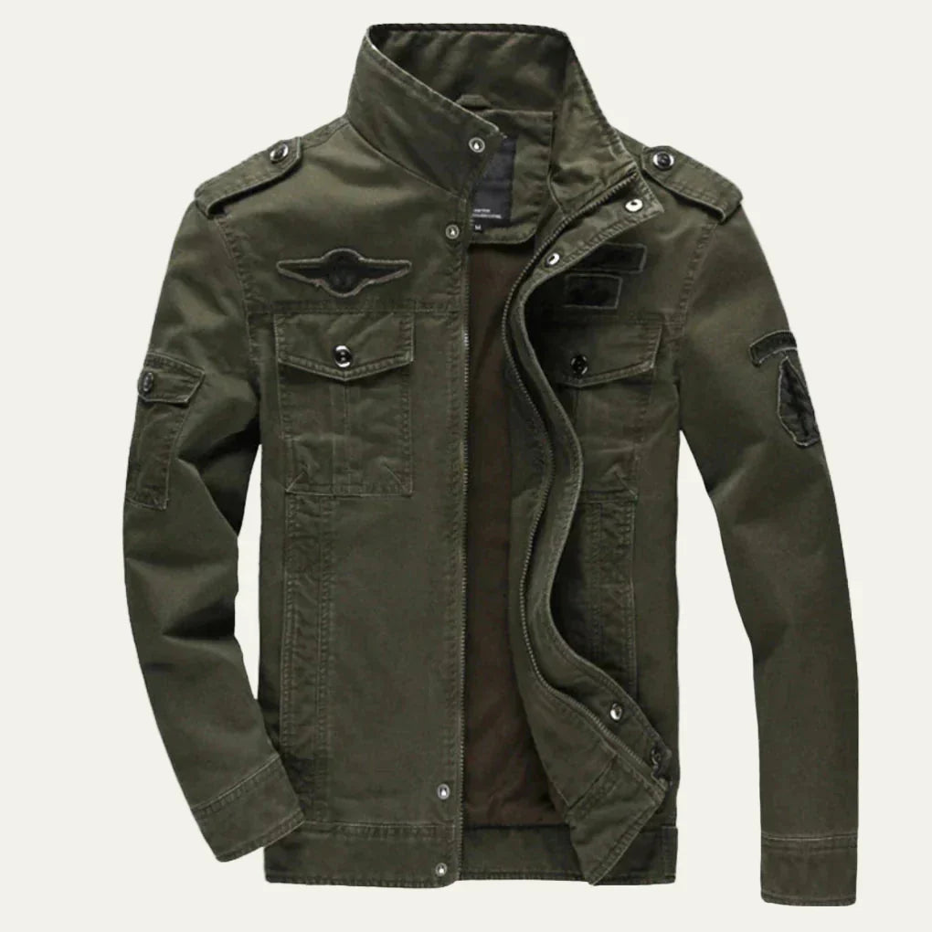 Mens Military Jacket Classic Tailored Fit - BritishMode