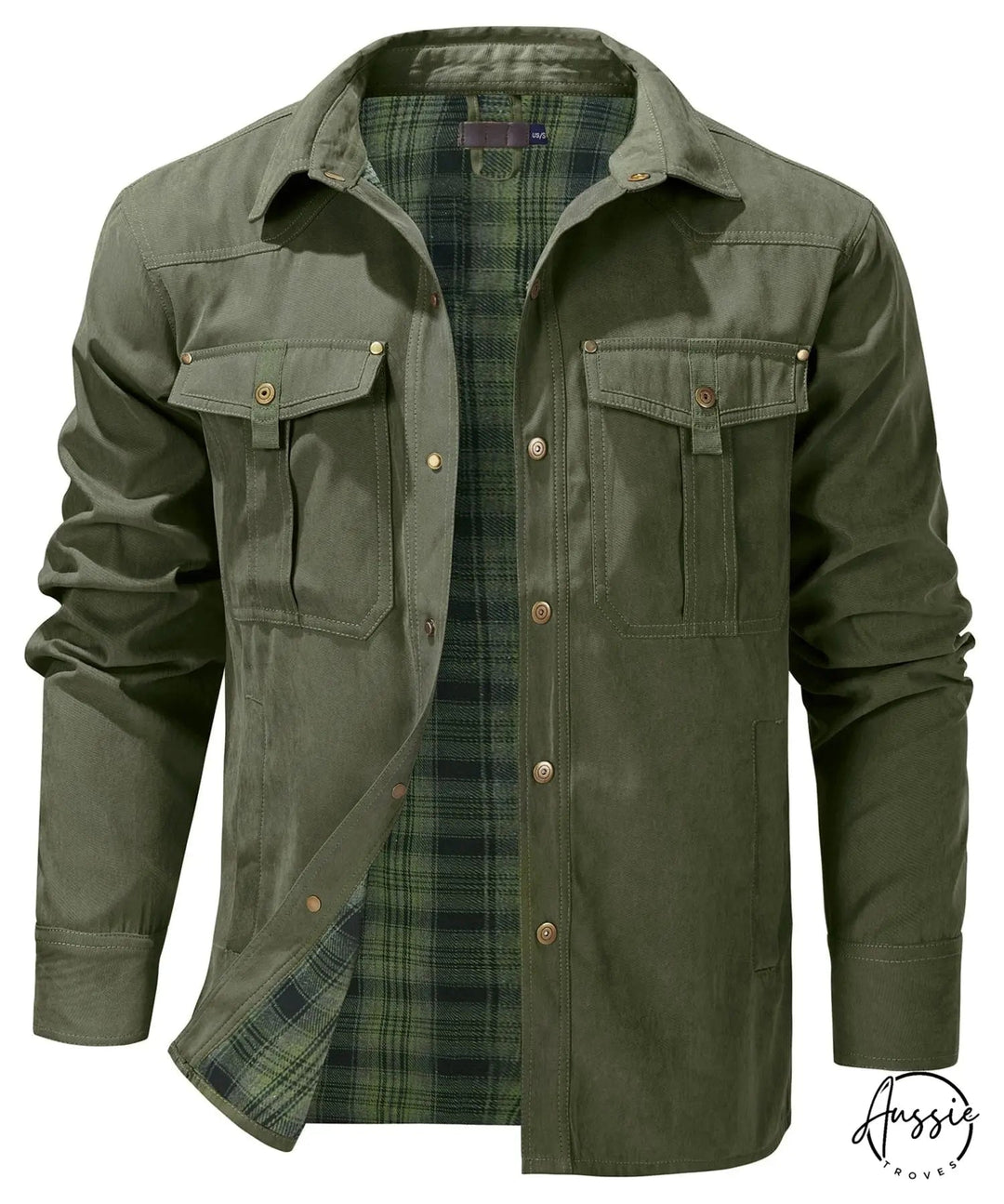 Mens Rover Jacket with Flannel Lining