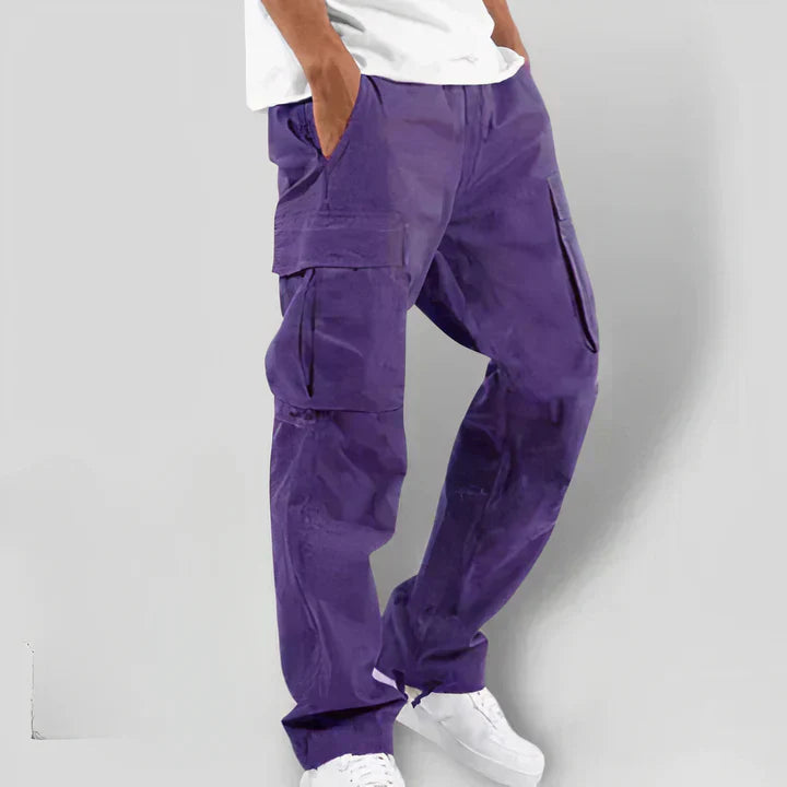 Mens Cargo Pants with Design Pattern