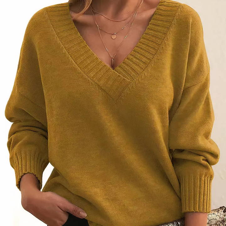 Womens Cashmere Knit Sweater Ultra-Soft Fashionable Fit