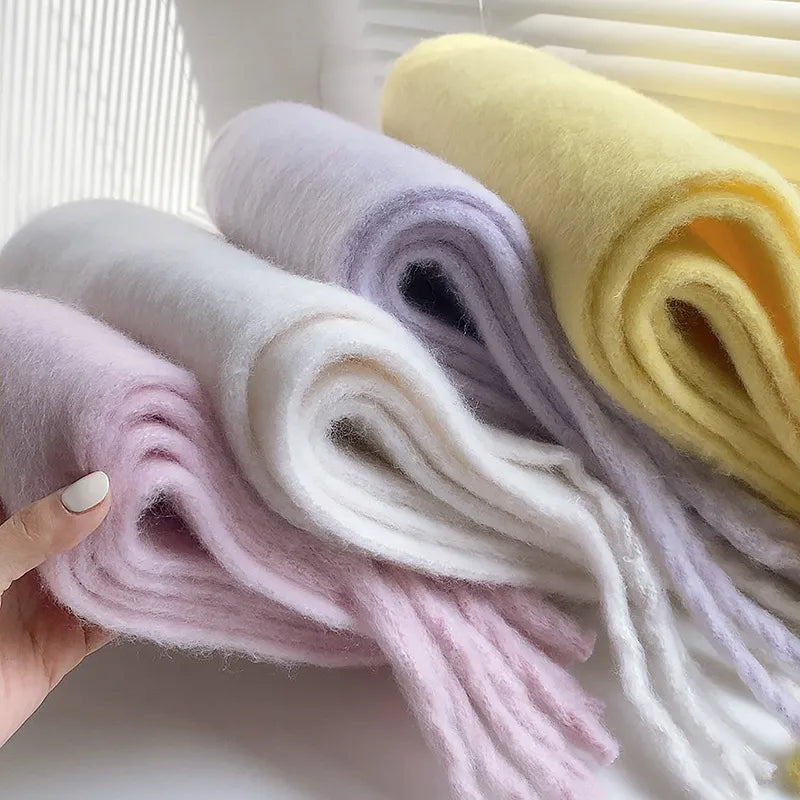 Womens Cashmere Scarf Soft Warm Winter Wrap