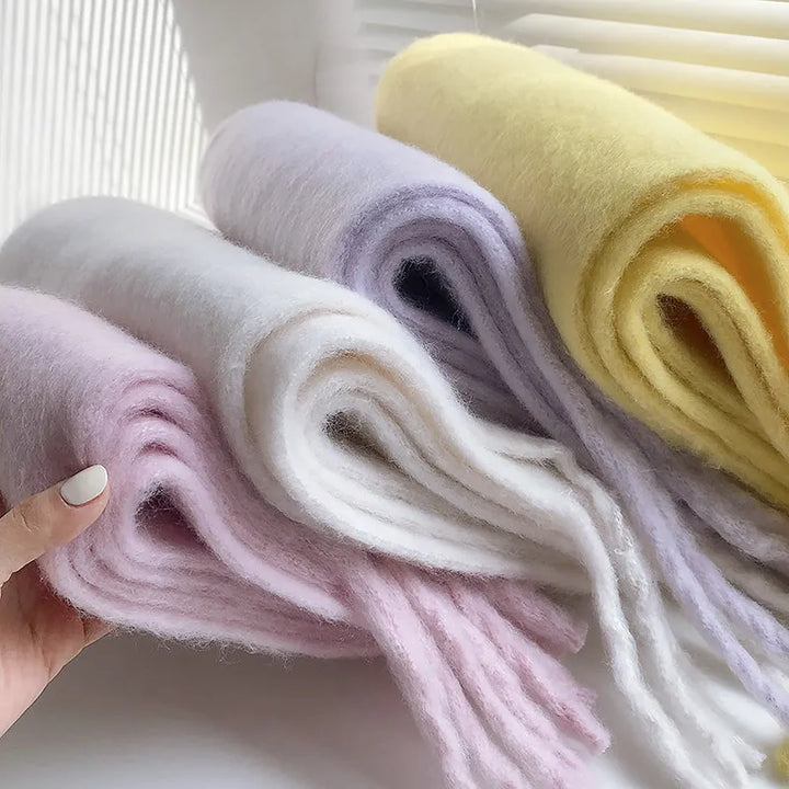 Womens Cashmere Scarf Soft Warm Winter Wrap
