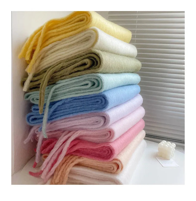 Womens Cashmere Scarf Soft Warm Winter Wrap