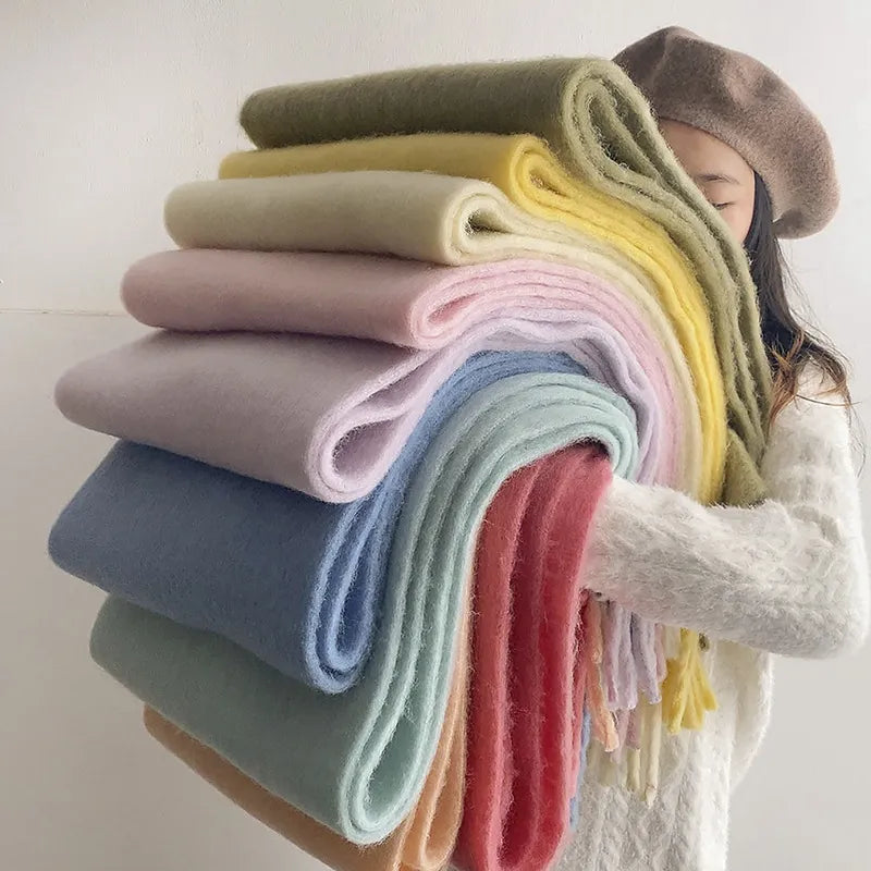 Womens Cashmere Scarf Soft Warm Winter Wrap