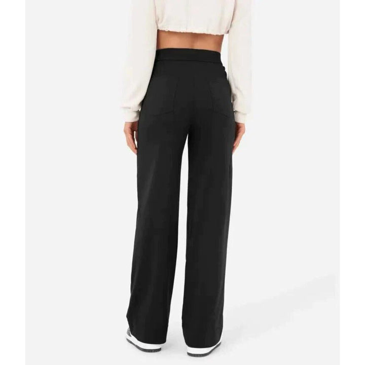 Womens High-Waisted Pants Flexible Fit