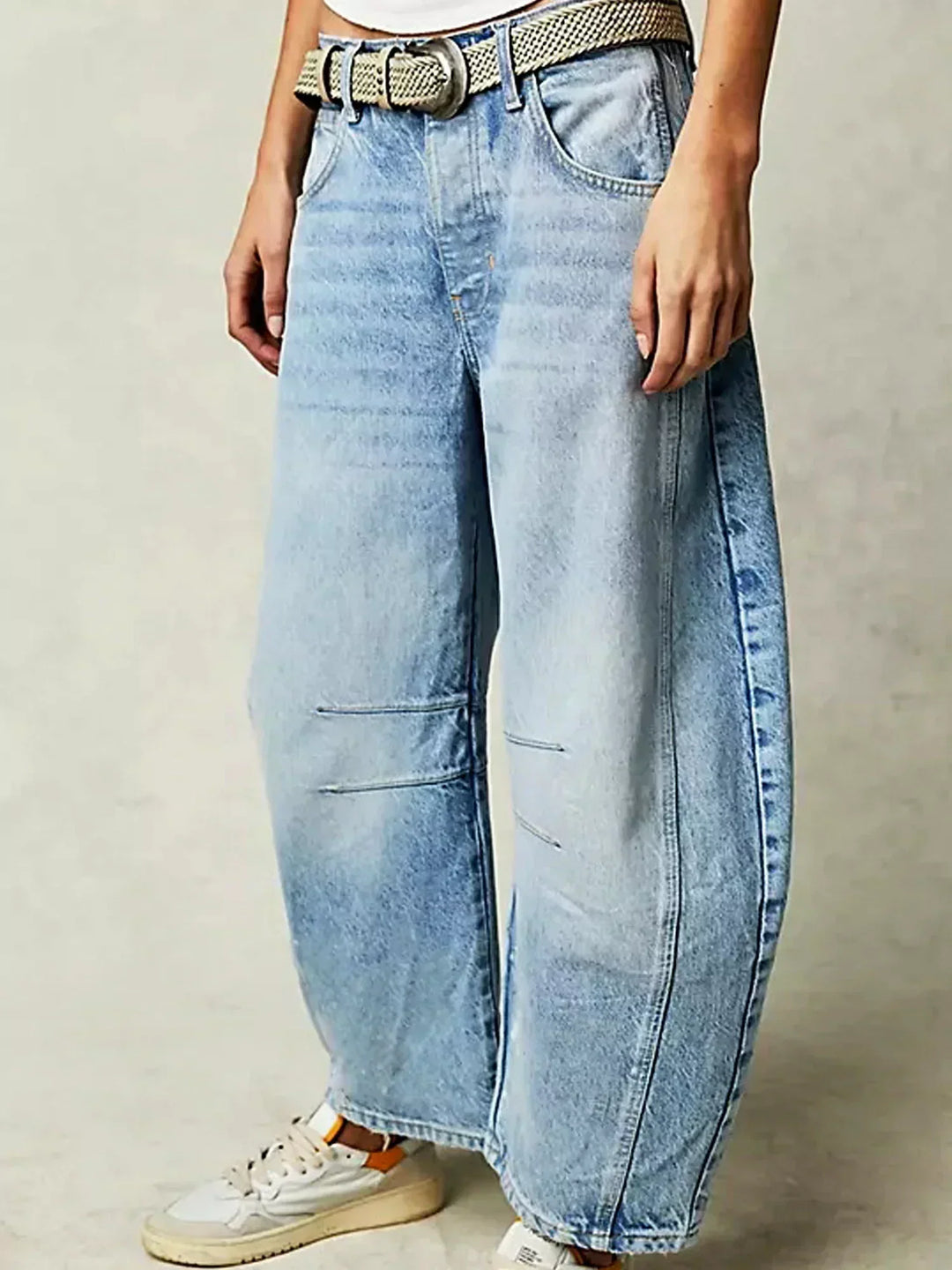 Womens Baggy Jeans Relaxed Fit Denim