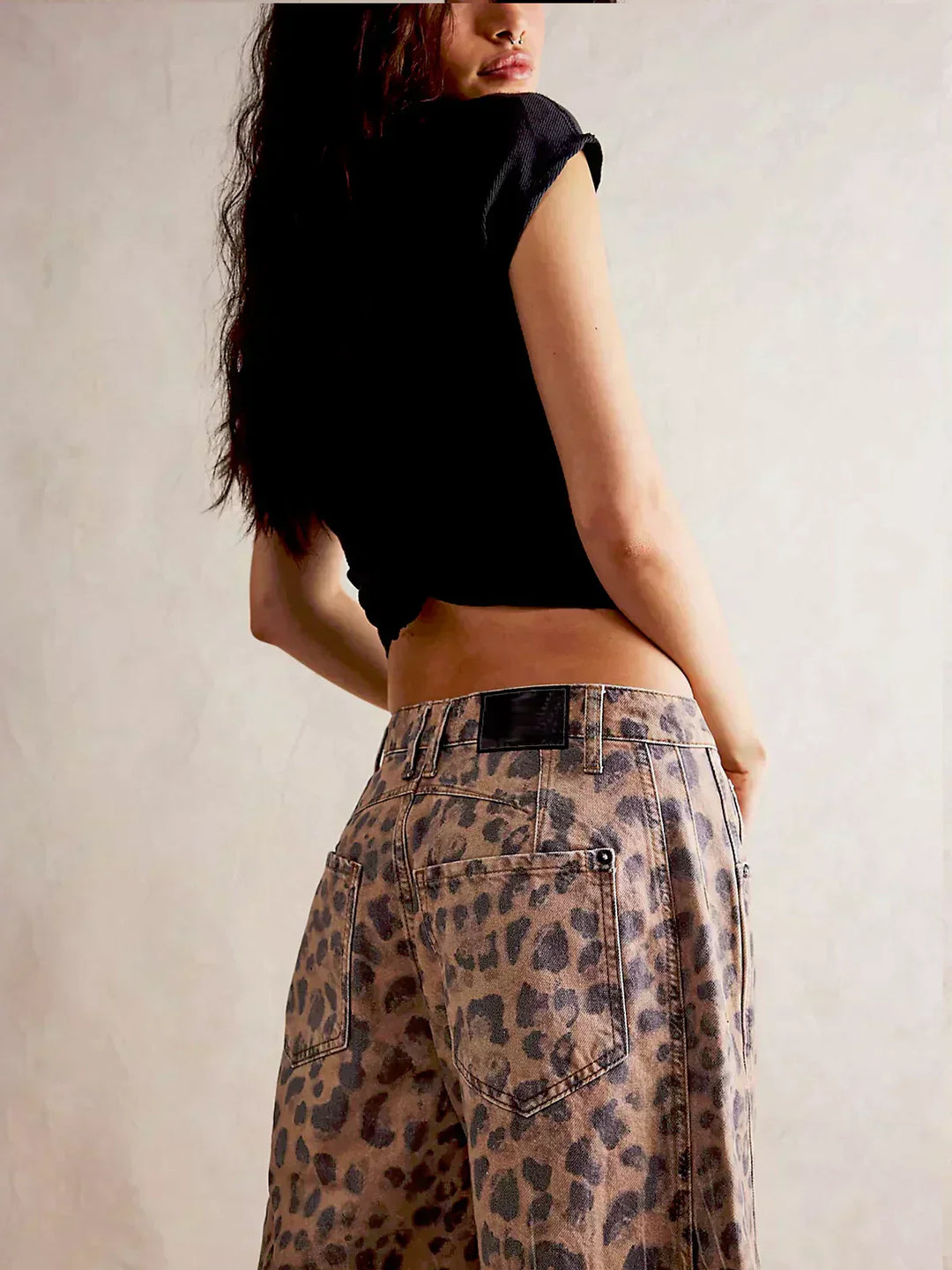 Womens Baggy Jeans Relaxed Fit Denim