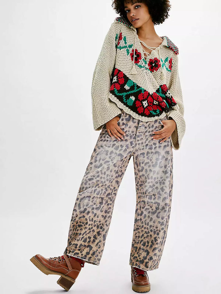 Womens Baggy Jeans Relaxed Fit Denim