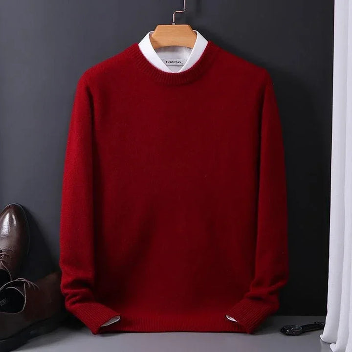 Mens Cashmere Knit Sweater Soft