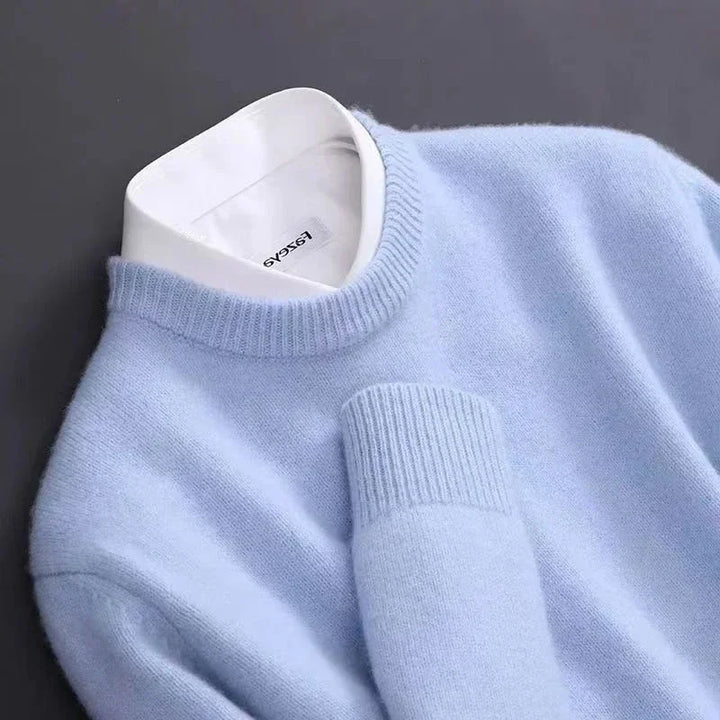 Mens Cashmere Knit Sweater Soft
