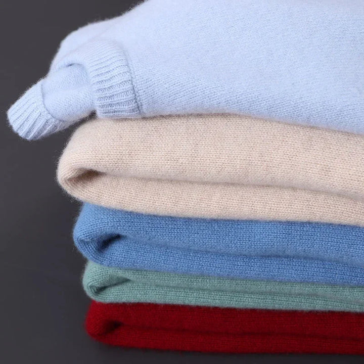 Mens Cashmere Knit Sweater Soft