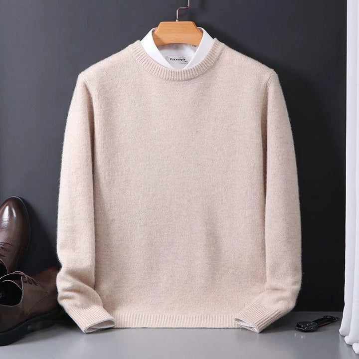 Mens Cashmere Knit Sweater Soft