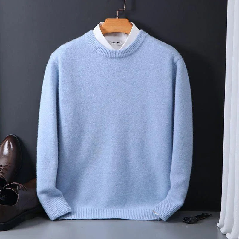 Mens Cashmere Knit Sweater Soft