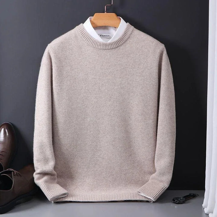 Mens Cashmere Knit Sweater Soft