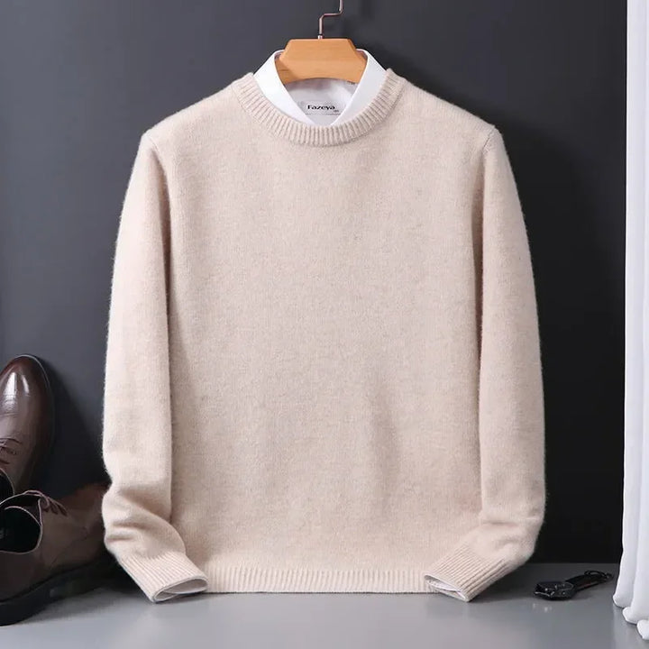 Mens Cashmere Knit Sweater Soft