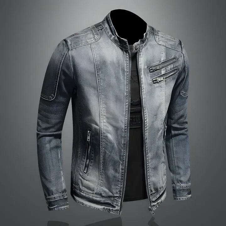 Mens Denim Jacket Retro Fit - BritishMode