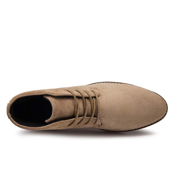 Womens Ankle Boots with Lace-Up Closure and Cushioned Support