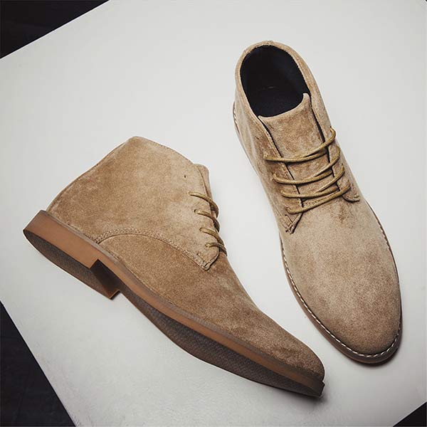 Womens Ankle Boots with Lace-Up Closure and Cushioned Support