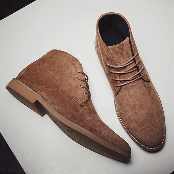 Womens Ankle Boots with Lace-Up Closure and Cushioned Support