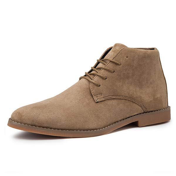 Womens Ankle Boots with Lace-Up Closure and Cushioned Support - BritishMode
