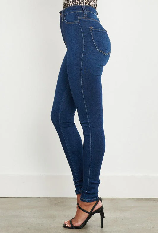 Womens High-Waisted Skinny Jeans Classic Fit