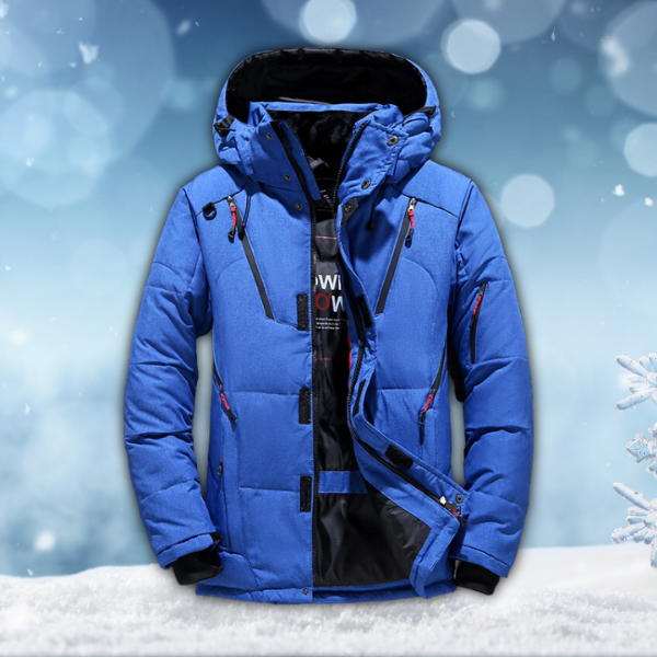 Mens Winter Jacket with Hood Insulated Extreme Warmth