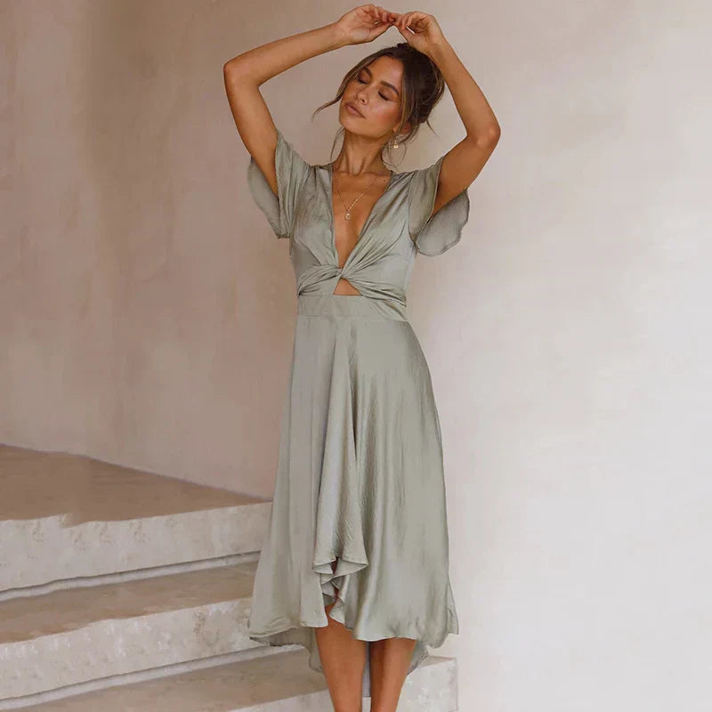 Womens Day Dress Classic Simple Fit