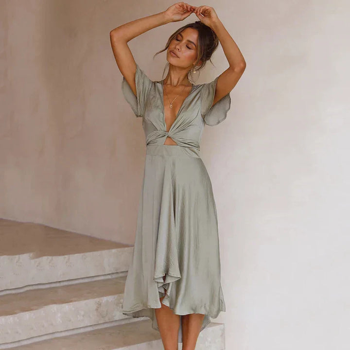 Womens Day Dress Classic Simple Fit