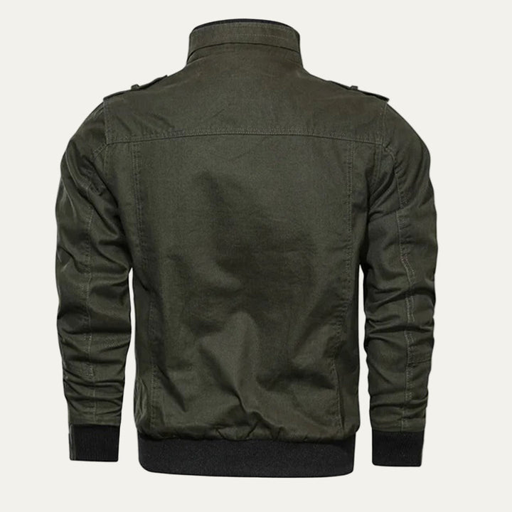 Mens Tactical Field Jacket Multi-Pocket Durable