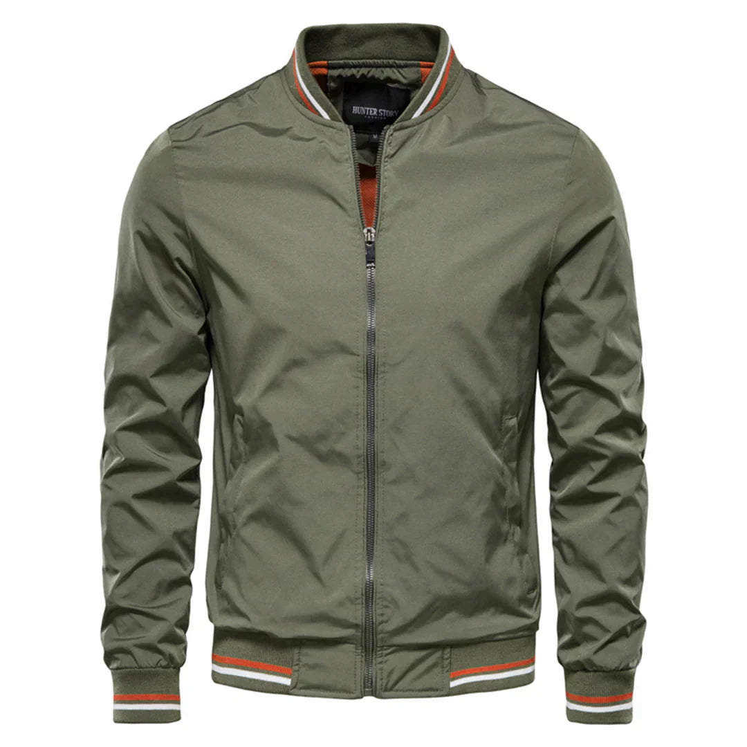 Mens Bomber Jacket UrbanFlex Sleek Comfortable Fit