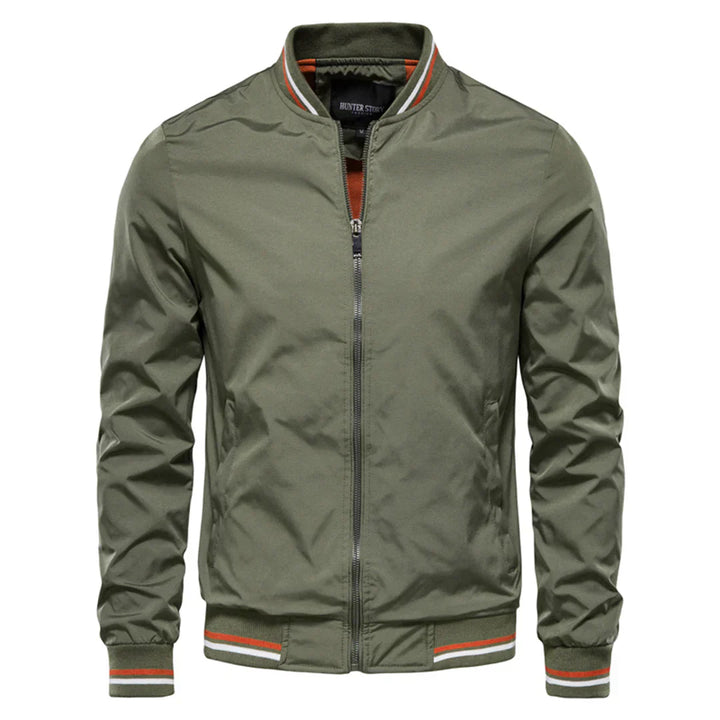 Mens Bomber Jacket UrbanFlex Sleek Comfortable Fit