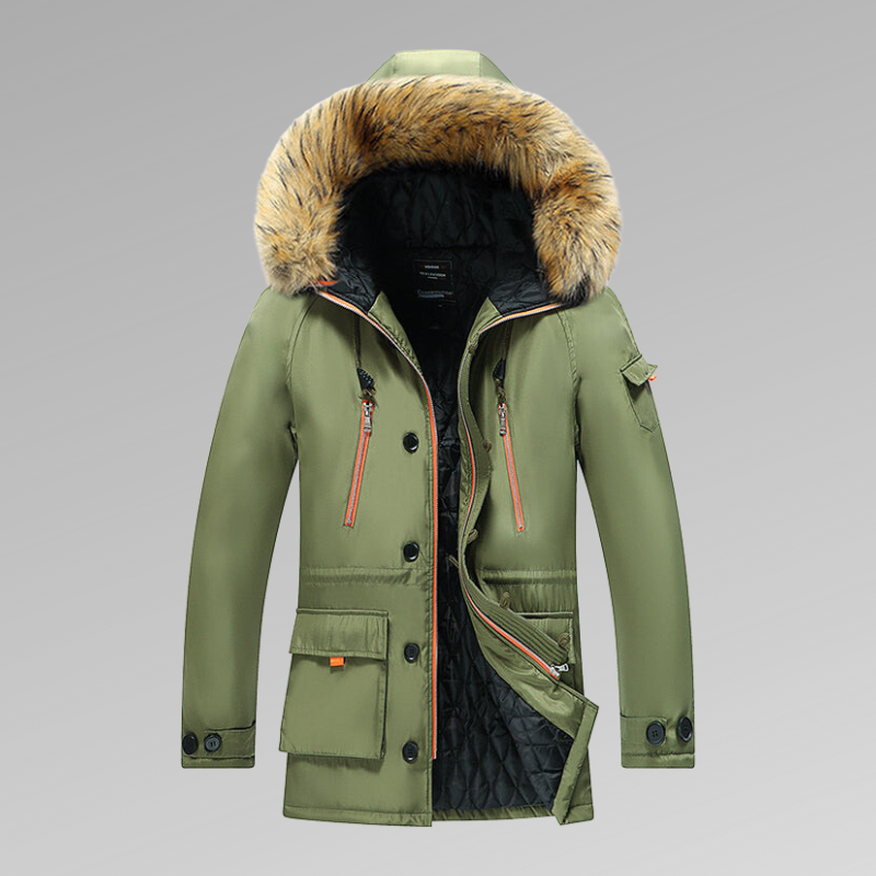 Mens Winter Coat Insulated Warm Fit