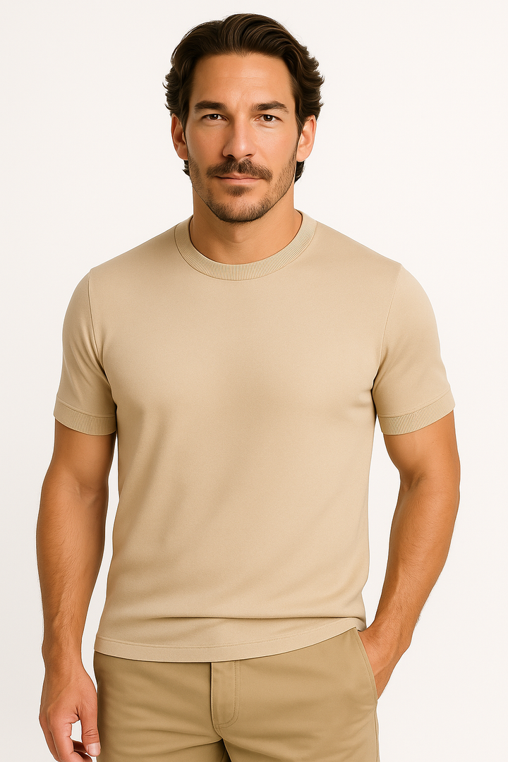Mens Cashmere Knit Polo Shirt Classic Fit