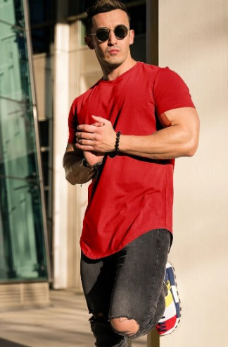 Mens Athletic T-Shirt Moisture-Wicking Close Fit