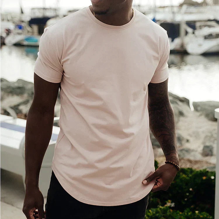 Mens Athletic T-Shirt Moisture-Wicking Close Fit