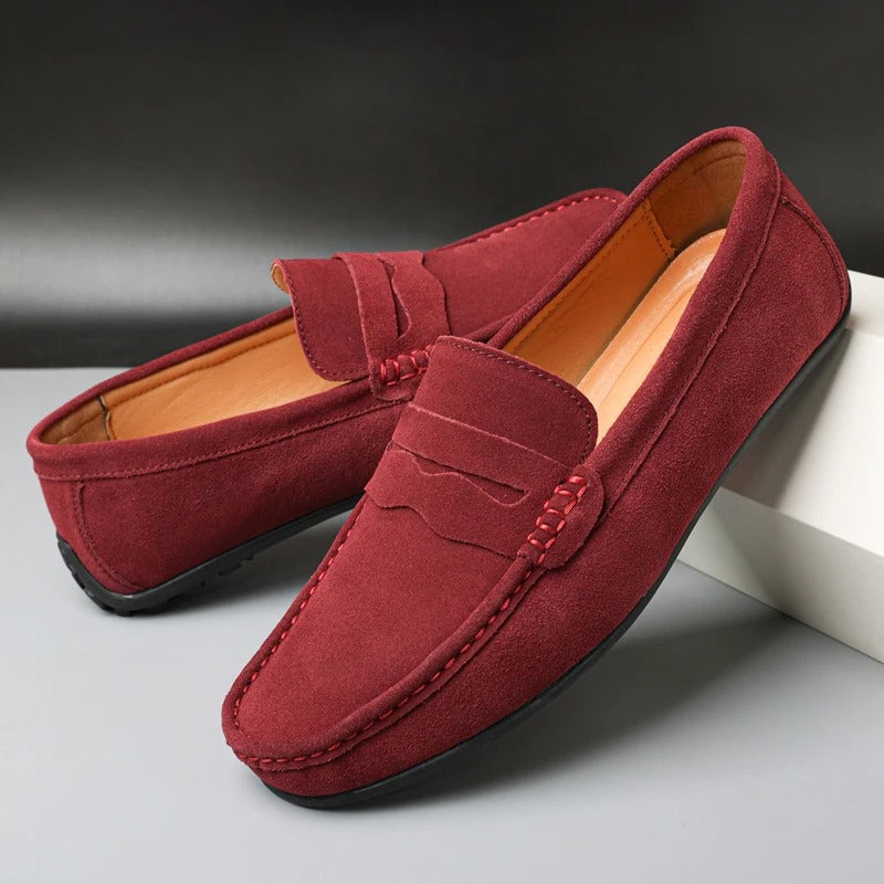 Mens Loafers Suede Classic Style