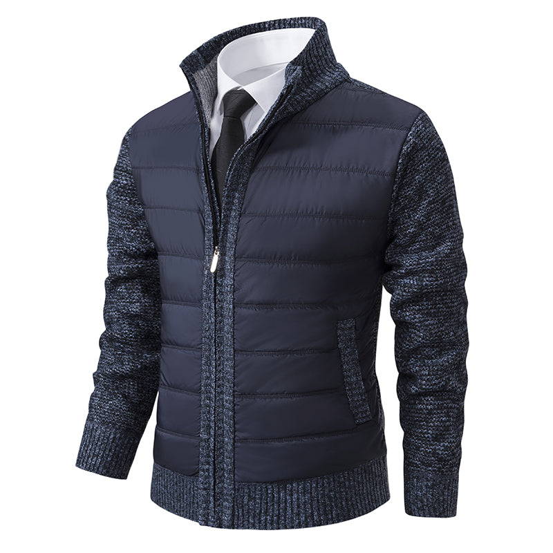 Mens Puffer Jacket with Zip Warm Fit