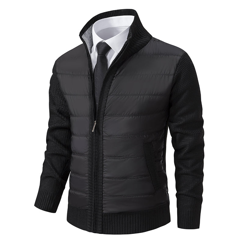 Mens Puffer Jacket with Zip Warm Fit