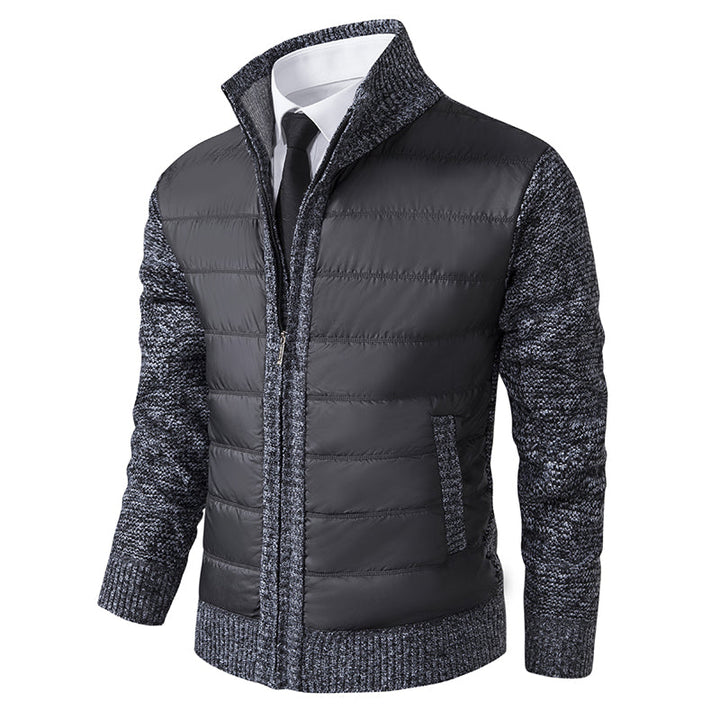 Mens Puffer Jacket with Zip Warm Fit