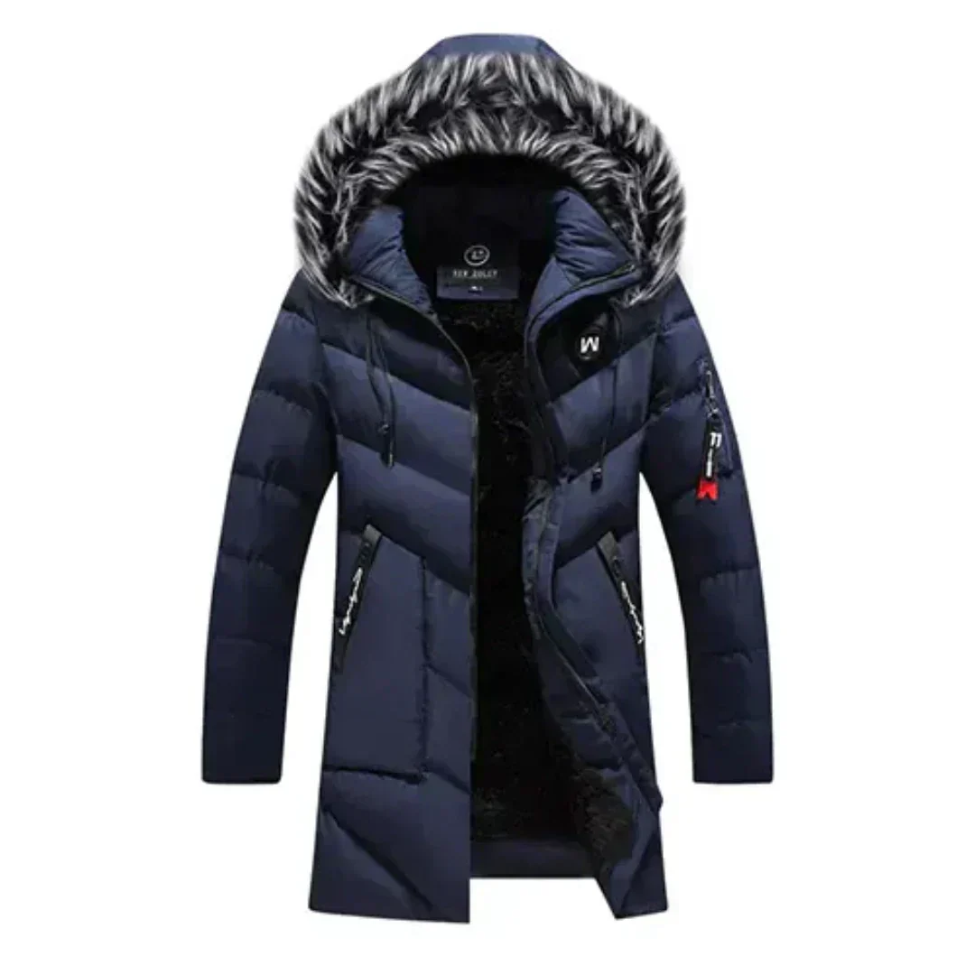 Mens Padded Winter Coat Warm Insulated Fit - BritishMode
